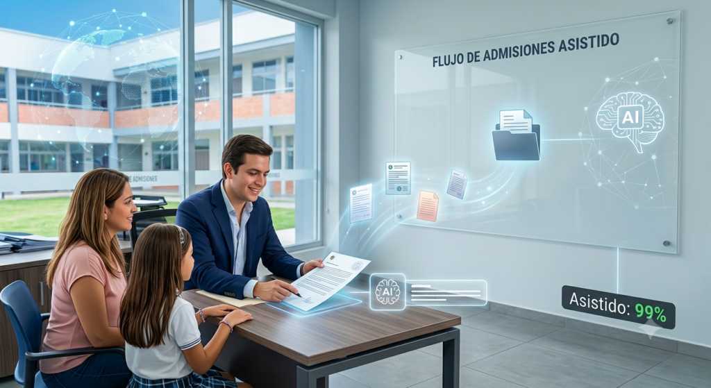 Admisiones escolares con IA